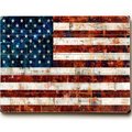 One Bella Casa One Bella Casa 0004-2162-25 9 x 12 in. American Flag Collage Solid Wood Wall Decor by Stella Bradley 0004-2162-25